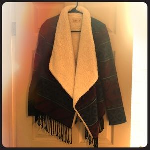 Hollister Tribal Pattern Cardigan
